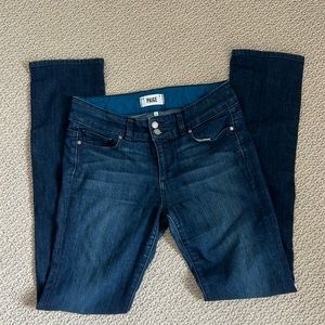 Paige Hidden Hills Straight Jeans- Gently used